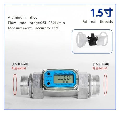 Medidor de flujo electrónico líquido para optimizar el riego y bombeo de 1 pulgada 3