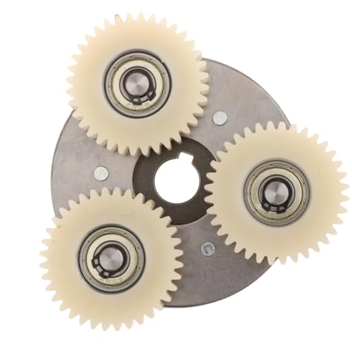 Hellery Conjunto de Engranajes para Motor de Bicicleta, Kit de Embrague para Motor Eléctrico, Repuesto de Engranaje Planetario de Acero Resistente a La Abrasi, Engranajes de Nailon de 47.5 Mm