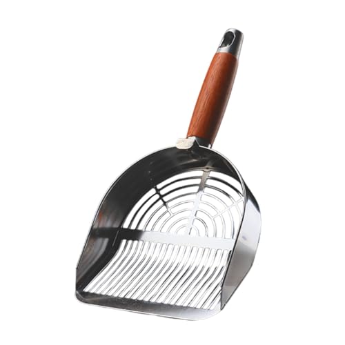 ＡＷＨＡＯ aço inoxidável Litter Scooper Cat Litter Sifter Scooper, Pet Sifter Scooper, Sand Sifter, Cat