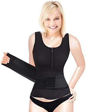 UltraComfy Sauna suit Waist Trainer Sweat Vest Sweat Shaper Slimming Waist Trimmer Sweat Suit