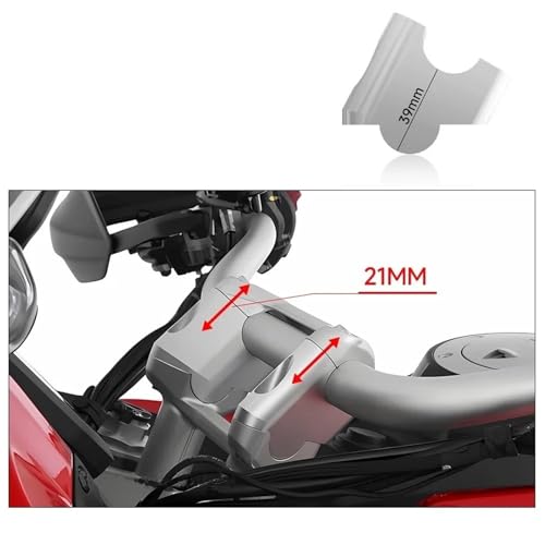 Guidon riser pince pour voyager confortablement en Multistrada V4