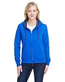 Fruit of the Loom Ladies' 7.2 oz. Sofspun® Full-Zip Hooded Sweatshirt S ROYAL