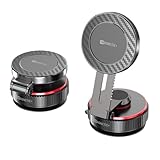 2026 Upgraded Vacuum Magnetic Mobile Phone Holder Cars for Magsafe Car Mount, Exclusive Metal Adjustable Telescopic Rod,Suction Cup Mobile Phone Holder for iPhone17 Pro Max 16 15 14 13 12 & Samsun