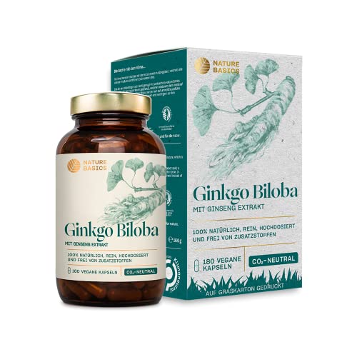 Nature Basics Ginkgo Biloba 180 Kapseln