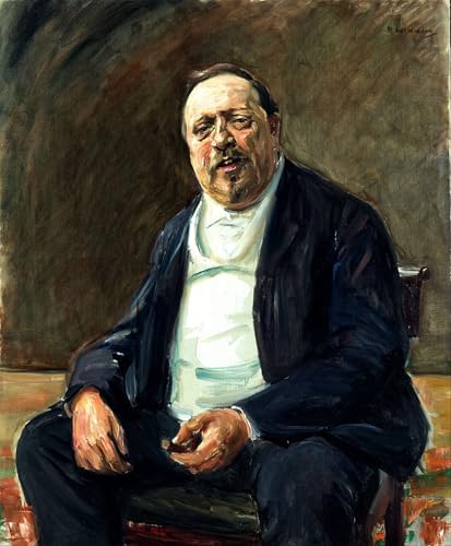 Max Liebermann Portrait d'Alfred Von Berger Tableau Moderne Décoration Murale 60x90