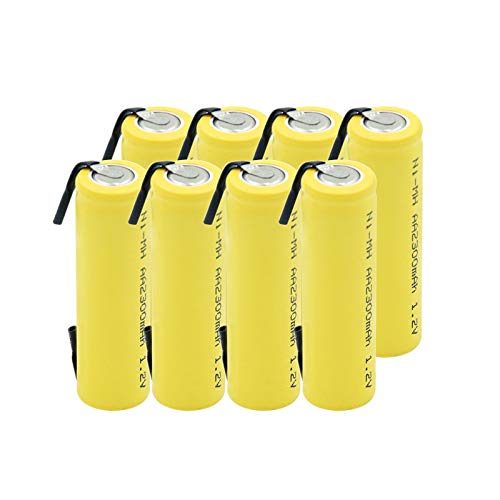NI-Mh Aa Batterie 1,2v 2300mah Akkus, Lithium Bateria SchweißEn Nickel Sheet Batterien für Taschenlampe 8PCS