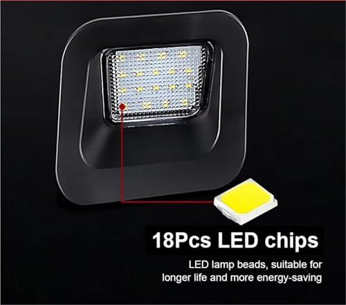 Luces matrícula blancas para solucionar fallos de iluminación trasera en Dodge RAM 4