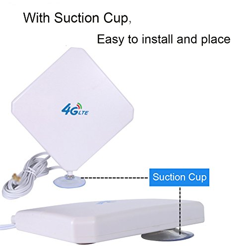 Antenna 4G LTE, TS9 Dual Mimo 35dBi Amplificatore