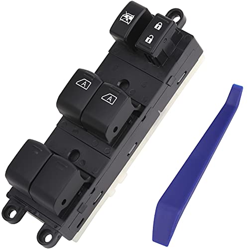 Obaee Master Power Window Switch Control Button Front Left Driver Side Compatible With Nissan Pathfinder 2007 2008 2009 2010 2011 2012 Replaces 25401-Zl10A 25401-Zl10B 25401-Zl10C #TOP17