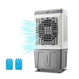 MTHHSXB Ventilador Industrial portátil de 3 velocidades, Aire Acondicionado refrigerado por Agua, humidificador de Aire de Gran Angular de 220 V.