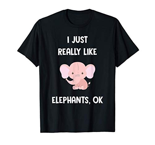 Me gustan mucho los elefantes Camisa elefante lindo Camisa n Camiseta