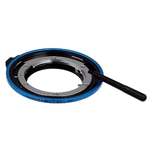 Image of Fotodiox Pro Lens Mount Cine Adapter - Nikon Nikkor F Mount G-Type D /SLR Lens to Canon EOS (EF, EF-S) Mount SLR Camera Body with Built-In Aperture Control Handle
