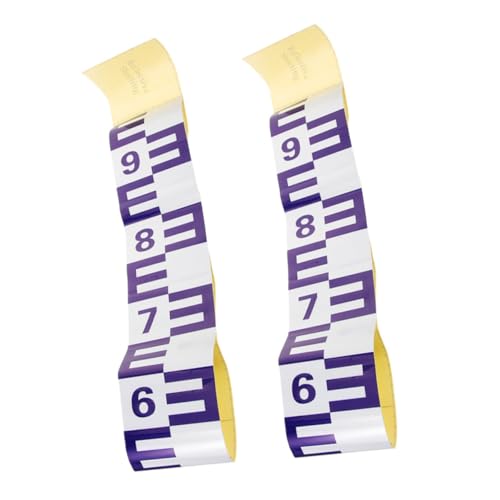 NUOBESTY 2pezzi Adesivo Riflettente Per Acquario e Piscina Indicatore Di Visualizzazione Acqua Misuratore Di Profondità Scala Chiara e Autoadesivo