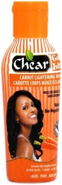 Carrot Skin Brightening Oil 60ml – Kojic Acid Dark Spot Corrector for Face & Body | Fade Hyperpigmentation, Acne Scars & Uneven Skin Tone | With Mulberry, Lemon & Licorice Extract