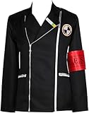 HOLRAN Adult Men Cosplay Costume Jacket Halloween Outfit(Medium) Black