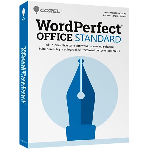 Corel WordPerfect Office Standard 2021 | Office Suite of Word Processor, Spreadsheets & Presentation Software [PC Key Card]