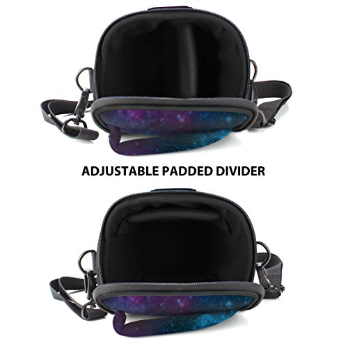 image for USA Gear SLR Camera Case Bag (Galaxy) with Top Loading Accessibility, 