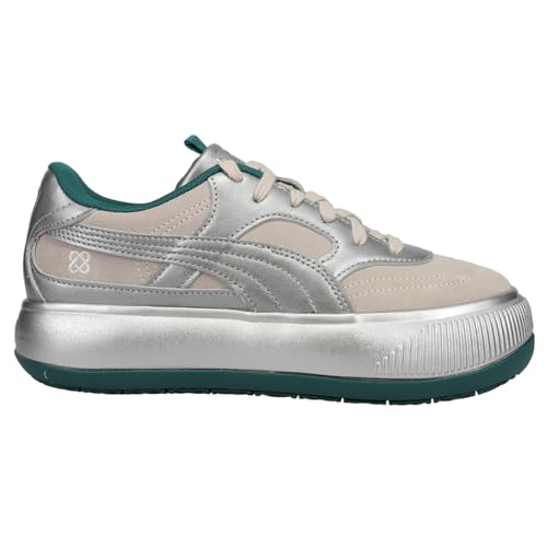 Mayuna♪ページ PUMA Womens Pronounce X Suede Mayu 2 Metallic Platform Lace