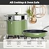 Nuwave Lux 13pc Forged Lightweight Cookware Set PFAS Free, Healthy G10 Duralon Ceramic Coating, Ultra Non-Stick, Stay-Cool Handles, Works on All Cooktops & Induction Ready #4