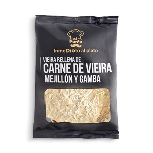 DIA AL PUNTO vieira rellena de carne de vieira, mejillón y gambas bolsa 110 gr