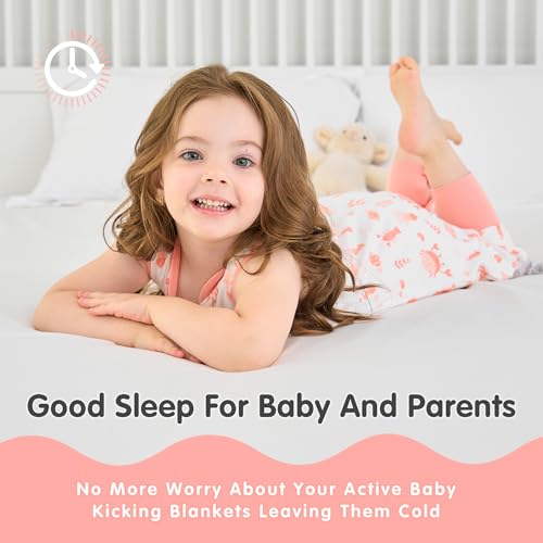 Image of Miracle Baby Sleep Sack with Feet, 1.0 TOG Wearable Blanket for Toddlers, Sleeveless Baby Sleeping Bag with Leg Openings