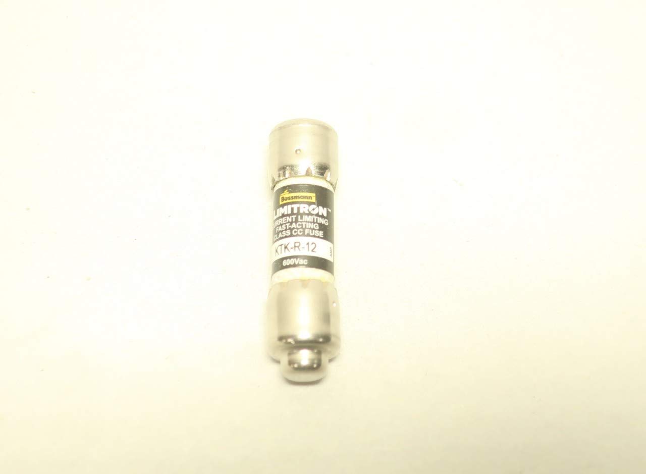 Box of 10 COOPER BUSSMANN KTK-R-12 LIMITRON Cartridge Fuse Class CC 12A 600V-AC