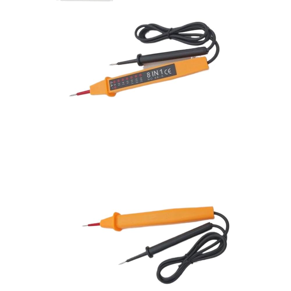 Acht-in-einem-Spannungsprüfstift AC DC 6–380 V automatischer elektrischer Detektor mit LED-Licht