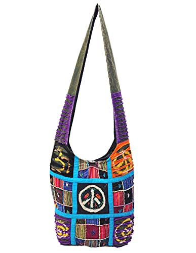 Image of THE COLLECTION ROYAL Hobo Crossbody Bags for Women, Boho Purse, Boho Bag | Hippie Bag, Indie Tote Bag, Cloth Purse for Women