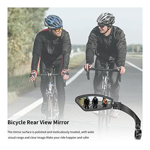 Bike Rearview Mirror, Bike Mirrors Handlebar Rearview Mirror, 360° Adjustable Bar End Mirrors Bicycle, For 21-26Mm Diameter Handle, Hf Mr080L(Left Rear View Mirror)(Left Rearview Mirror (Hf-Mr080L)) #TOP1