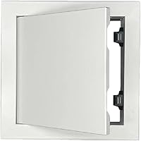 RLOZUI 16x16 Inch Aluminum Alloy Access Door Panel for Drywall Walls & Ceilings - Plumbing Electrical White