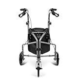 Andador Dobrável 3 Rodas D11 Dellamed