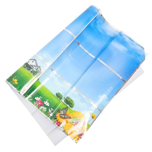 HORIALENCE Autocollant Mural Anti-huile Cuisine en Pvc Repositionnable et Détachable, Décoration Murale Pratique et Résistante Maison