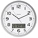 Price comparison product image Hama "Moorea DCF Radio Wall Clock with Date and Temperature Display, Ø 30 cm, s