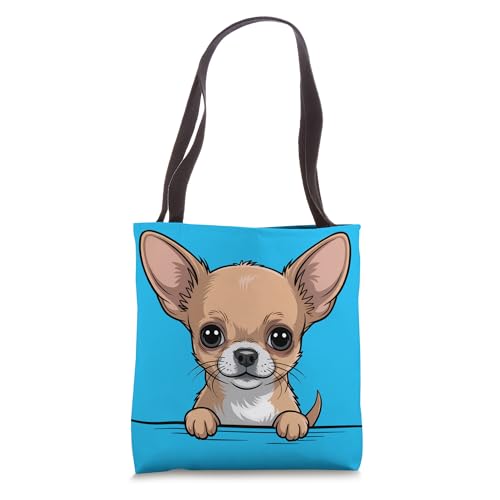 Bolso Tote para amantes de perros Chihuahua miniatura 1