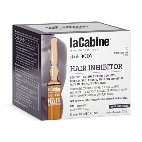 LaCabine Inhibidora Del Vello 2 Ml, con ácido hialurónico, urea y polisacáridos