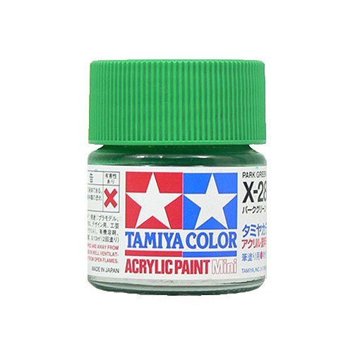 タミヤ アクリルミニ X28 パークグリーン