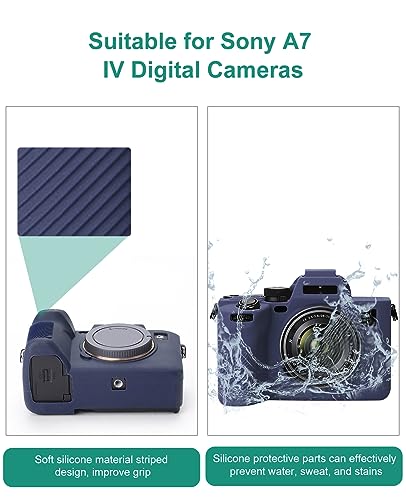 Funda de silicona protectora para cámara Sony A7 IV miniatura 2