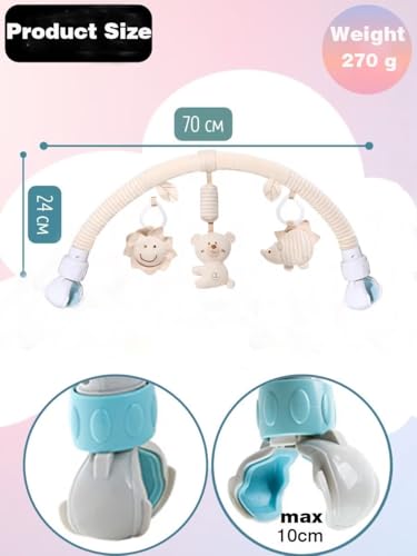 Image of Pau1Hami1ton Baby Stroller Arch Toys, Car Seat Toys,Baby Gifts.S-19(Bear)