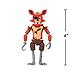 Five Nights at Freddy’s 6-Inch Endo-Series Collector Figure: Endo-1 with Classic Foxy and Withered Foxy Pieces - Articulated Figure with Classic and Withered Parts