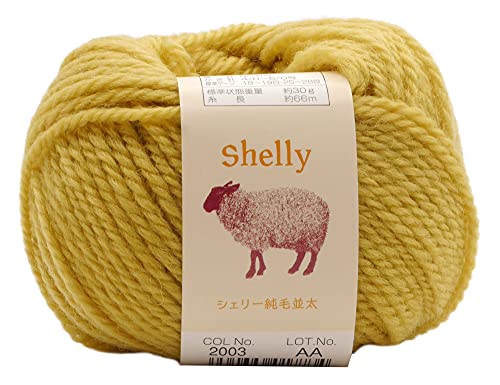 元廣 スキー 手編み毛糸 シェリー純毛並太 Col.2003