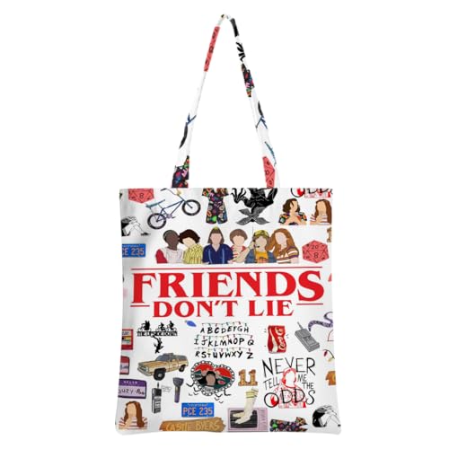 Funny TV Show Merchandise Fans Merch Gifts Tote Bag Funny Friends Gifts for Women Reusable Grocery Bags Merch Gift Beach Bag Weekender Bags Christmas Birthday Gift for Women Friend Coworker