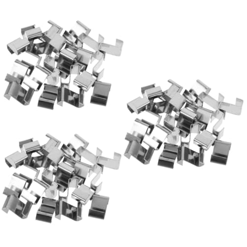 MUCKLILY 75pcs Stainless Steel Greenhouse Glazing Clips