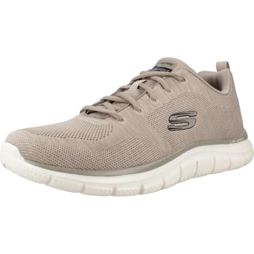 Skechers Herren Track Front Runner Schnür-Sneaker Oxford, Größe 43, Dunkelgrau/Schwarz, 40 EU – Ansicht 1