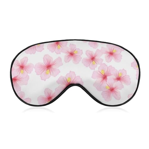 アイマスク 睡眠アイマスク ピンクの春の桜 目隠し 軽量 柔らかい 持ち運びやすい 通気性 調整可能 遮光 安眠 圧迫感なし 洗濯可能 おしゃれ かわいい 旅行 出張用 昼寝 仮眠 飛行機 快眠 男女兼用