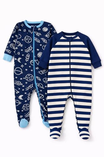 Image of TuddyBuddy 100% Cotton Multi Color Zipper Romper Sleepsuit /Romper /Jumpsuit for Baby Boy & Baby Girl