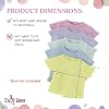 Emily Rose 14.5 Inch Doll Clothes - 5PC Pastel T-Shirts for Crafting & Sublimation | Gift Boxed | Wellie Wishers & Glitter Girls Compatible - USA Brand