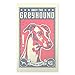 CafePress Autocollant rectangulaire pour pare-chocs de voiture Motif Obey The Greyhound!