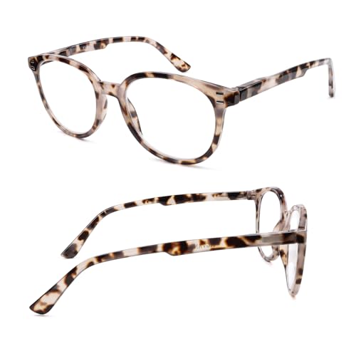 Image of SIGVAN 3 Pack Reading Glasses Spring Hinge Stylish Readers Black /Tortoise for Men and Women