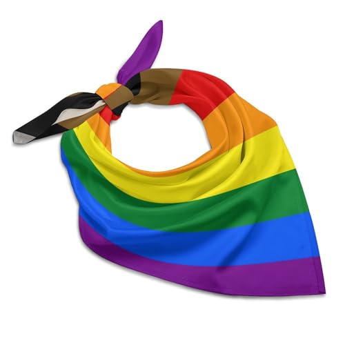 Csemeie Philadelphia Pride Flag Bandana Hair Scarf Headband Adjustable Neckerchief for Men Women Decor