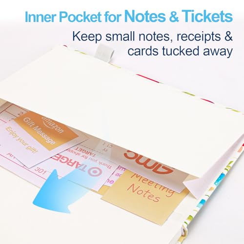 Carnet de notes en cuir motif tulipe, une idée cadeau mixte élégante